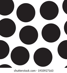 Seamless pattern in simple black and white theme. Suitable for your design product like textiles, fabrics, stationary, wallpaper, clothing, etc.