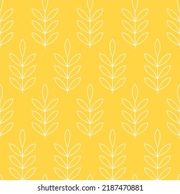 Seamless pattern with simple branch