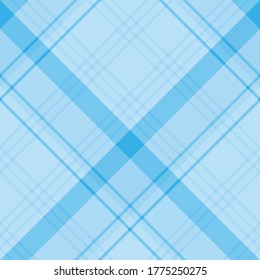 Seamless pattern in simple cozy blue colors for plaid, fabric, textile, clothes, tablecloth and other things. Vector image. 2