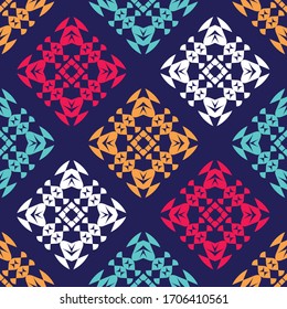 Seamless pattern. Simple design. Vector geometric background. Can be used for social media, posters, email, print, ads designs.