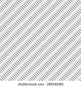 Seamless pattern. Simple diagonal texture with arches. Regularly repeating geometrical elements, shapes, arcs, waves. Monochrome. Backdrop. Web. Vector element of graphic design
