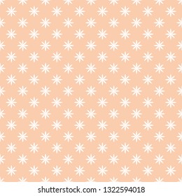 Seamless pattern. Simple elegant texture with original flowers. Pattern can be used as a background, wallpaper, wrapper, page fill, print, element of decoration.