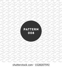 Seamless Pattern Simple Flower Vector Background