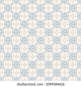 Seamless pattern with simple geometric ornament, vector image