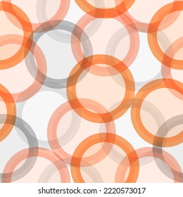 Seamless pattern of simple geometric shapes in bright colors. Modern design template for web, presentation, branding pack, fabric print, wallpaper.