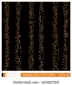 Seamless pattern. Simple graphic background. Different lines of dots. Vector texture