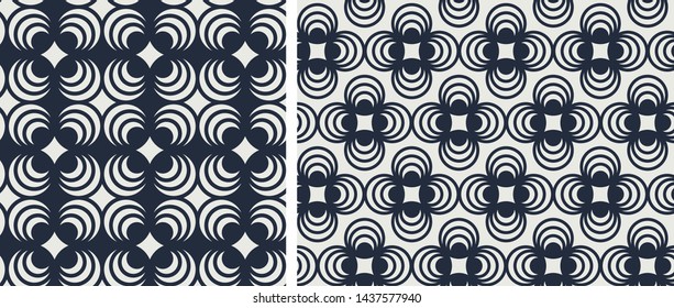 Seamless pattern. Simple graphic design. Vector background