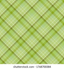 Seamless pattern in simple green colors for plaid, fabric, textile, clothes, tablecloth and other things. Vector image. 2