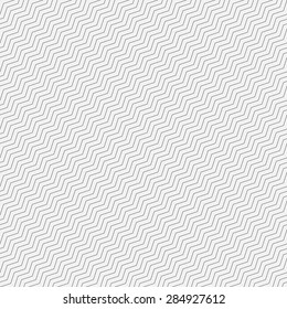 Seamless pattern. Simple linear diagonal texture in the form of a zigzag, waves. Repeating geometric shapes, lines, zigzag. Monochrome. Backdrop. Web. Vector element of graphic design