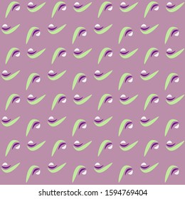 Seamless pattern with simple shapes.