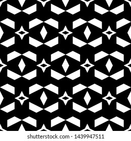 Seamless pattern. Simple shapes background. Polygons motif. Geometrical backdrop. Rhombuses, figures ornament. Geometric wallpaper. Digital paper, textile print, web design, abstract. Vector artwork.
