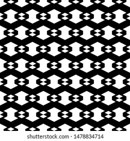 Seamless pattern. Simple shapes background. Polygons motif. Geometrical backdrop. Digital paper, textile print, web design, abstract. Geometric wallpaper. Rhombuses, figures ornament. Vector artwork