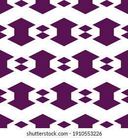 Seamless pattern. Simple shapes background. Geometrical backdrop. Polygons motif. Digital paper, textile print, web design, abstract. Geometric wallpaper. Rhombuses, figures ornament. Vector artwork.