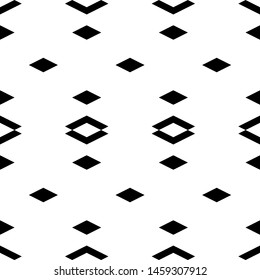 Seamless pattern. Simple shapes wallpaper. Polygons background. Digital paper, web designing, textile print. Geometrical backdrop. Rhombuses, figures ornament. Vector.