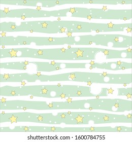 Seamless pattern with simple stars.  Great for wall art design, gift paper, wrapping, fabric, textile, etc. 