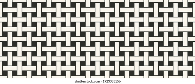 Seamless pattern with simple weave