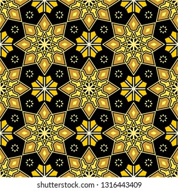 seamless pattern of simply mandala, Modern vector design background