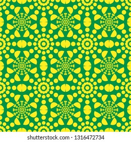 seamless pattern of simply ornament, geometrical vector design