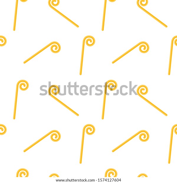 Seamless Pattern Sinterklaas Stick Staff On Stock Vector (Royalty Free ...