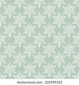 Seamless pattern with six-pointed stars