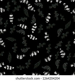 Seamless pattern Sketch cute background. Doodles white, gray and black on colors. Nice pattern for wrapping paper vector.