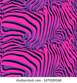 Seamless pattern - skin of a zebra, tiger.