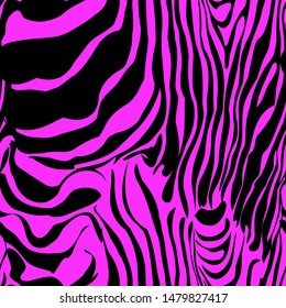 Seamless pattern - skin of a zebra, tiger.