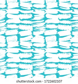 Diseño de líneas de pincel azul cielo azul blanco sin inmueble, textura abstracta de fondo de estilo escandinavo simple. tendencia de la temporada. Se puede utilizar para telas de envoltura de regalo, papel tapiz. Vector