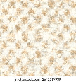 Naadloze patroon van kleine beige geruite stippen op een witte achtergrond, grunge lijnen ikat patroon, ikat naadloze patroon, Vector illustratie achtergrond voor het afdrukken van het papier.