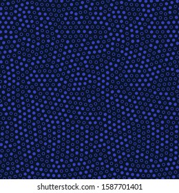 Seamless pattern with small black circles. Minimalist dots background. Black and white vector texture.