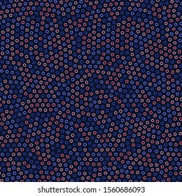 Seamless pattern with small circles. Minimalist dots background. Vector texture.