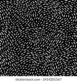 Seamless pattern with small dots or dashes.