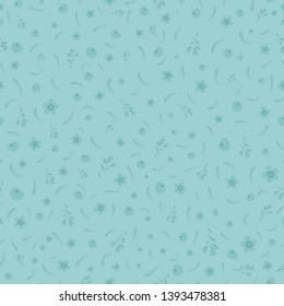 Seamless pattern with small flowers for fabric, wrapping paper. Background with delicate flowers for clothing, bedding. Vector