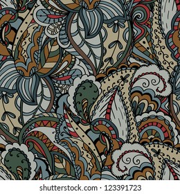 Seamless pattern of small flowers. Floral textile