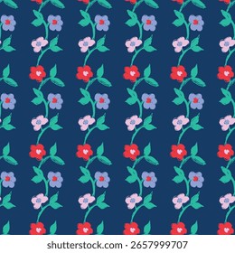 Patrón sin fisuras en Pequeñas flores. Impresión para la materia textil, tela, cubiertas, Fondos de pantalla, impresión, papel de regalo, decoupage, scrapbooking, acolchado. Para la tela de la moda. Estilización retro.