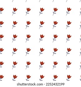 Seamless pattern with small flowers. Vector file for designs.