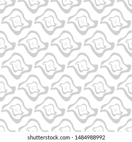Seamless pattern with small gray waves