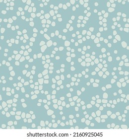 Seamless pattern with small irregular dots. Hand drawn vector illustration. Flat color design, easy to recolor.