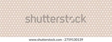 Seamless pattern with small irregular white dots on warm beige background, simple minimal texture for fabric, wallpaper, wrapping paper, packaging, branding and modern design, soft neutral aesthetic