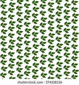 Seamless pattern with small leaves.