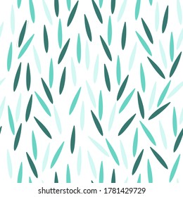 
seamless pattern with small leaves. print for fabric and bedding. poster for home.