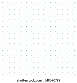 Seamless pattern in a small point. In the style of polka dot blue aquamarine on white background.
