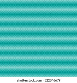 Seamless pattern of small squares arranged in a line to create the illusion of the gradient using a smooth transition of color turquoise blue aquamarine