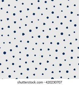 Seamless pattern with small squares and triangles