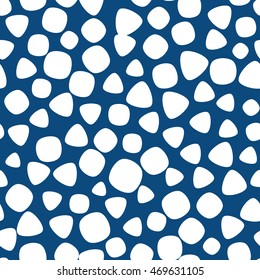 Seamless pattern with small squares and triangles
