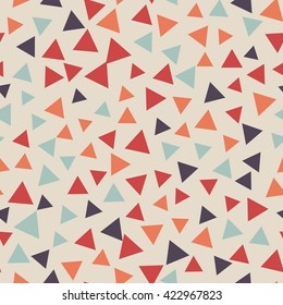 Seamless pattern with small triangles