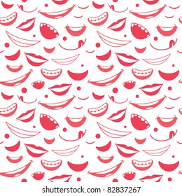 Seamless Pattern - Smiles