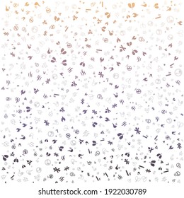 Seamless Pattern With SMOKING ICON Stock Vector, in gradient color and white background with mini doodle (icon). Vector Illustration
