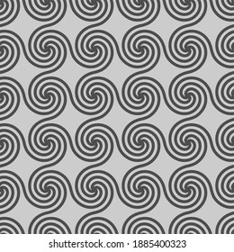 Seamless pattern with smooth geometry