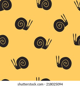 seamless pattern snail, the background for website